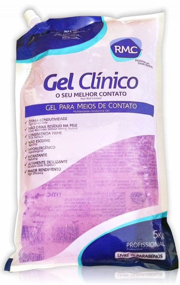 Gel Clnico Condutor Rosa Bag 5Kg RMC