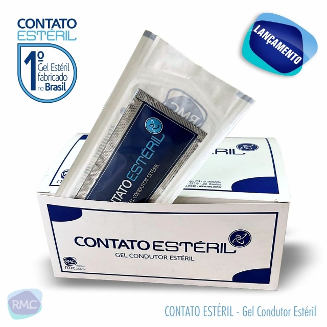 Gel Condutor Contato Estril Sach 20g - Cx C/ 24 Unidades