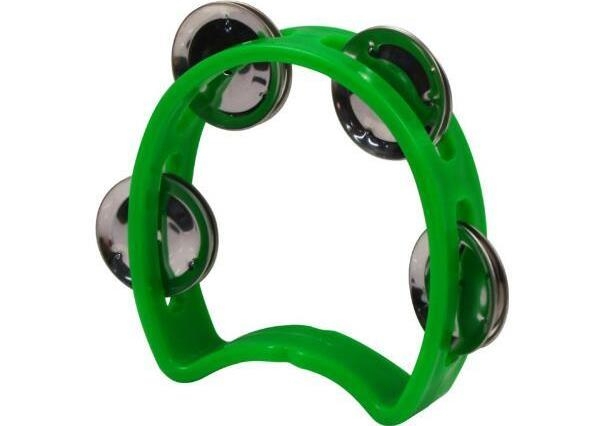 MINI PANDEIRO MEIA-LUA INFANTIL 4 LIVERPOOL 5589 VERDE CD 28035 