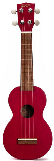 UKULEL SOPRANO ACSTICO MAHALO KAHIKO VERMELHO MK1TRD CD 33800 