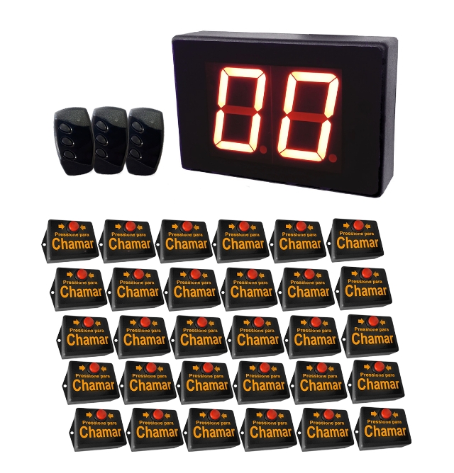 Chama Gar�om 30 mesas / chamadores, 3 controles gar�om, fila de espera, mute?cache=