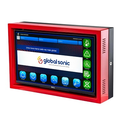 Painel Central Repetidor - Ethernet Global Sonic (
