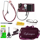 KIT DE ENFERMAGEM BORD� P.A.MED COM MEDIDOR DE PRESS�O