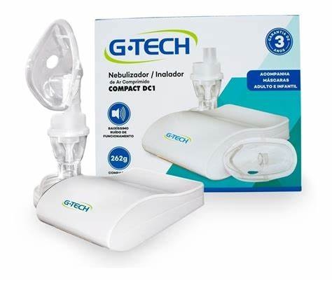 Nebulizador / Inalador de Ar Comprimido COMPACT DC1 G-TECH