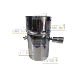 REGISTRO-DUMPER FOGAO A LENHA 115MM AO INOX 430 