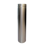 DUTO CANO CHAMIN INOX ESCOVADO 304 - 200 MM 