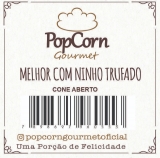 100 TAG MELHOR COM NINHO TRUFADO - CONE ABERTO