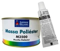 MASSA POLIESTER 750GR - SHERWIN WILLIAMS - (Dinheiro / PIX) - FRETE GRTIS, BAIRRO GUARATIBA.  