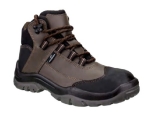 Botina Couro Marrom Pampa Liso Luxo, Com Biqueira Plastica, Linha Supreme, 4090HCAP4400LG - Fujiwara