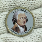 Srie dos Presidentes Colorizada. 1 Dlar John Adams. A189