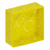 Caixa de luz 4x4 amarela Tigreflex