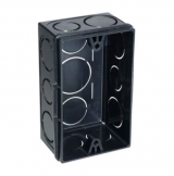 Caixa de luz 4x2 preta Tigreflex