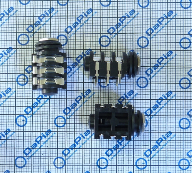 Jack P10 Estreo Placa Rosca Interna