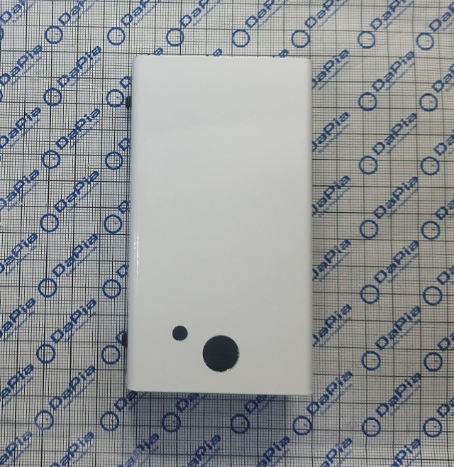 Caixa Dobrada Pr Furada Pintada Branca