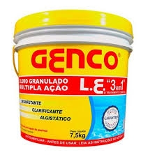 CLORO PISCINA GENCO 10KG MULTI A��O 3X1 