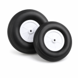 Roda e pneu de borracha PU di�metro 51mm