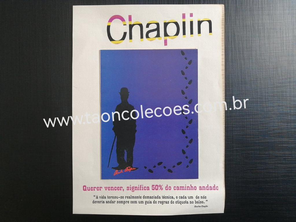 POSTAL CHAPLIN 50% DO CAMINHO ANDADO