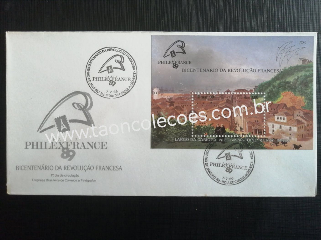 ENVELOPE - BICENTEN�RIO DA REVOLU��O FRANCESA DE 1989 / N� 20324