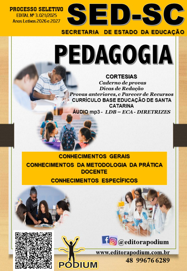 APOSTILA ACT PEDAGOGIA SED-SE 2025_2026_2027