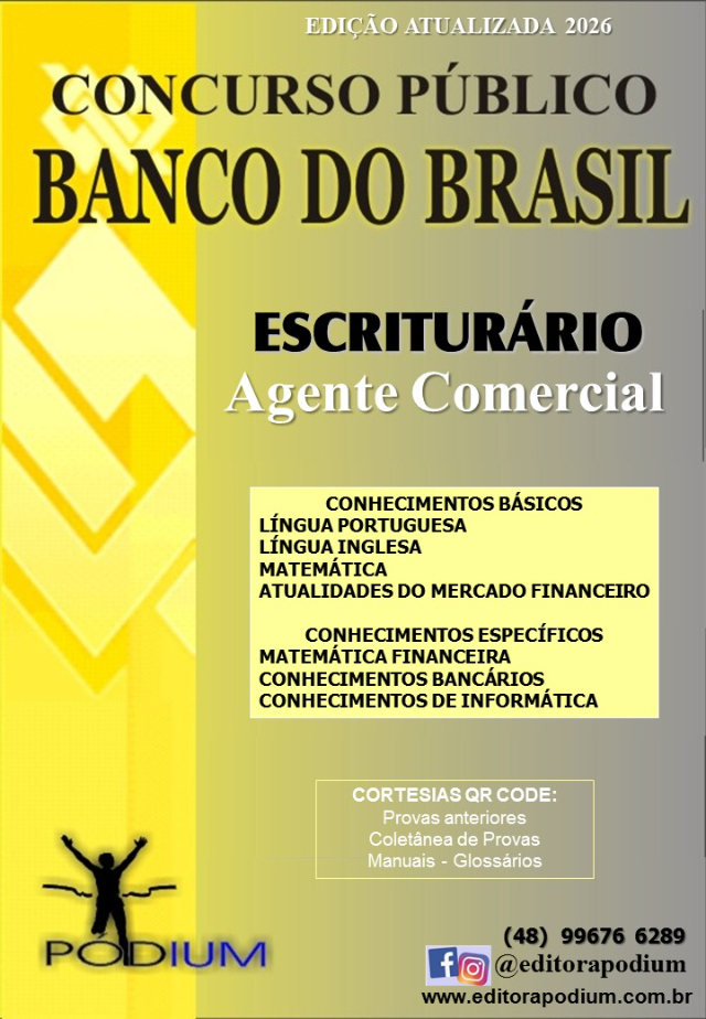 APOSTILA CONCURSO BANCO DO BRASIL ESCRITUR�RIO-AGENTE COMERCIAL