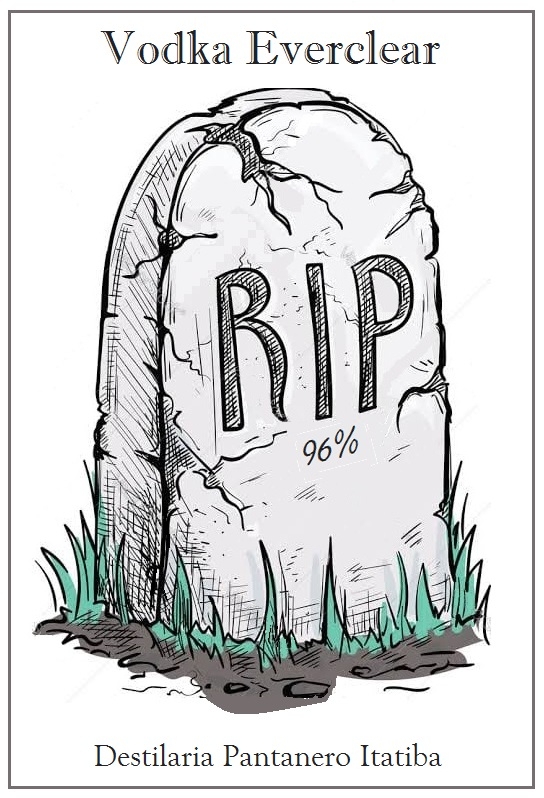  Everclear - RIP 96% 500ml -Nacional Artesanal