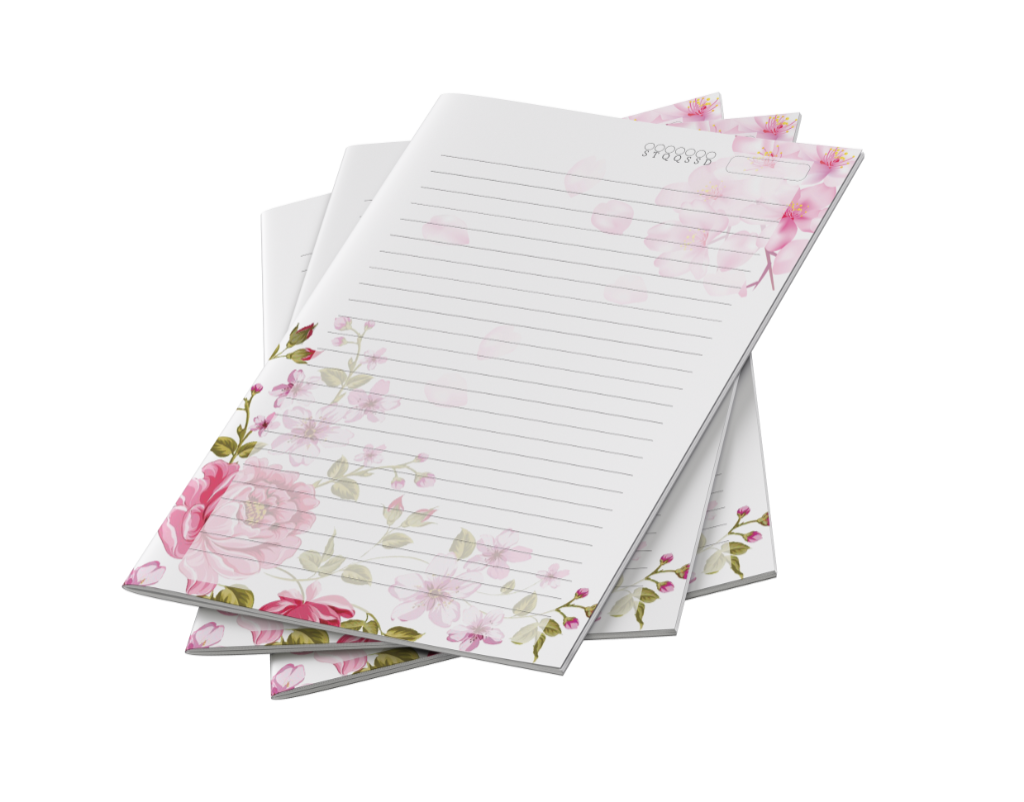 MIOLO IMPRESSO TONS ROSAS - AI128