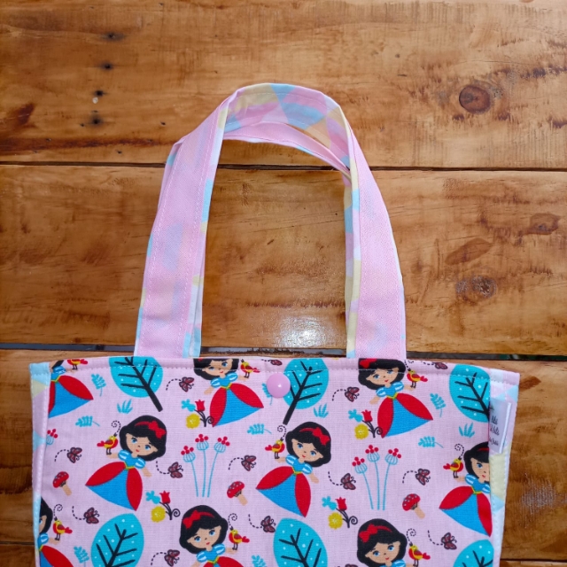 Bolsa infantil estampa princesa 