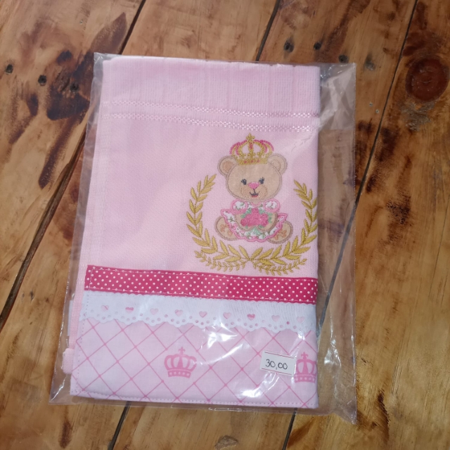  Toalha de boca para beb menina 