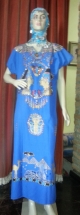 Galabia Faraonica Azul