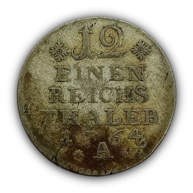 1/12 Reichsthaler 1764 UTG, Prssia - Prata
