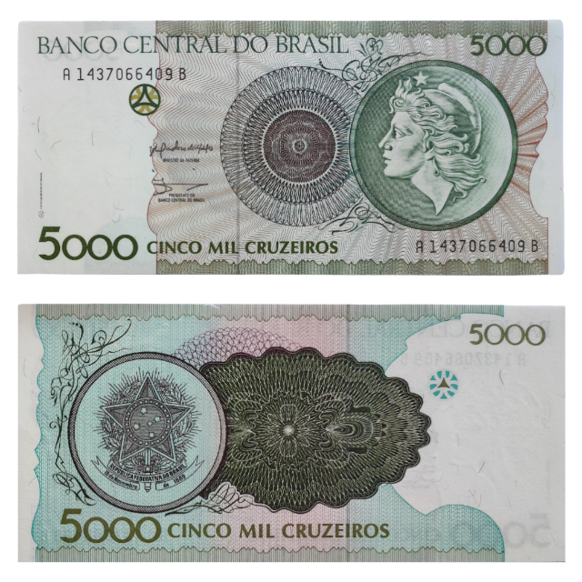 C220 - 5000 Cruzeiros 1990 FE, Brasil