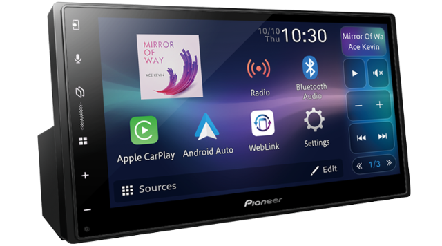Central Multimdia Pioneer DMH-A5650BT 1/2 DIN , touch screen, Carplay e Android auto (PROMOO SITE)