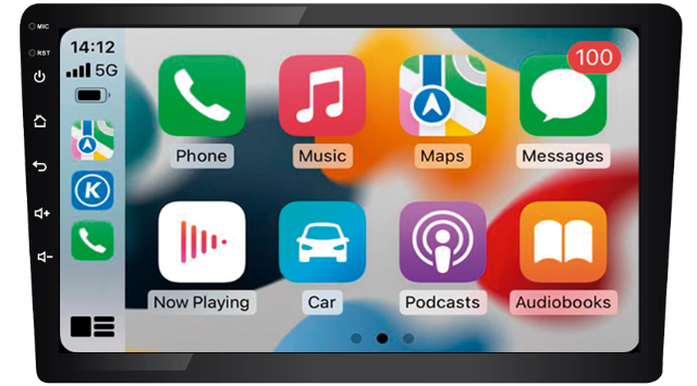 Central multimdia  Roadstar  tela 9 Android   RS-915BR Prime CarPlay SEM FIO  