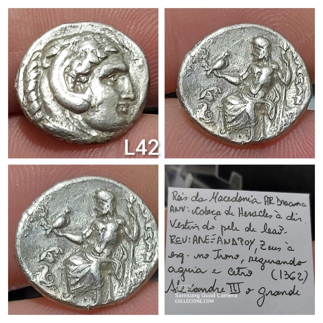 Reis da Macedonia Alexandre III o Grande AR L042