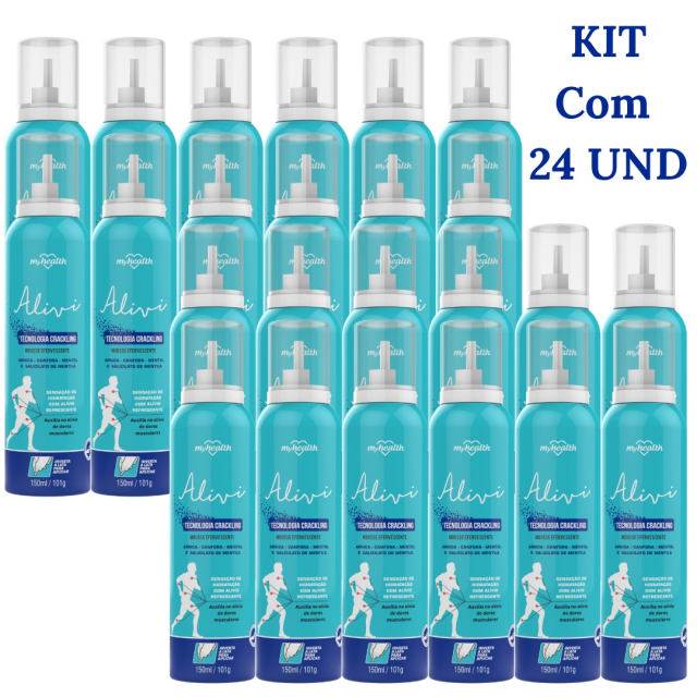 MOUSSE EFERVESCENTE 150ML KIT C/ 24 UND