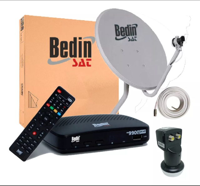 ANTENA PARAB�LICA PARA MAIS 80 CANAIS KIT COMPLETO BEDIN SAT 
