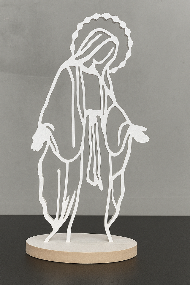 kit com 65 Display Nossa Senhora das Graas 10cm  altura mdf 3mm 