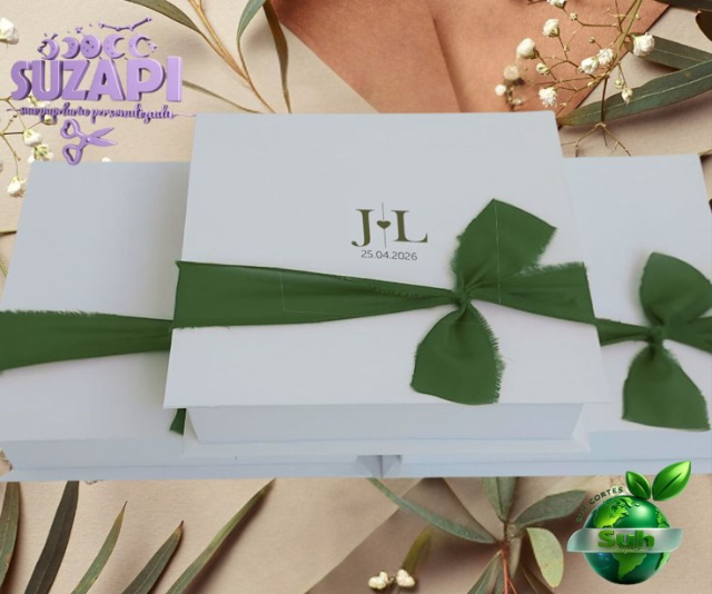 Caixa Cartonada verde oliva (tamanho personalizado consultar valores)