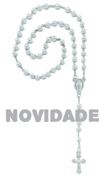 Tero Branco com Miangas de 4mm e Metais Prateados