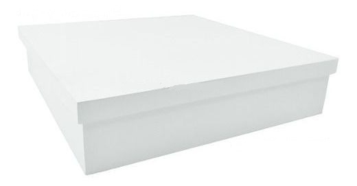 12 Caixas Pintadas 25x25x10 Cm Mdf 3 Mm Tps