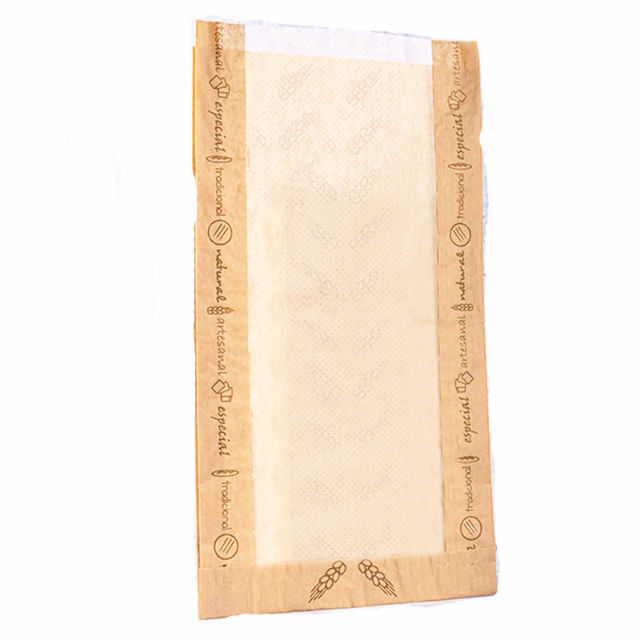 100 Sacos Kraft Visor Microperfurado 23x42 Padro