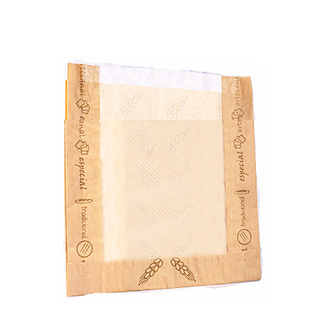 100 Sacos Kraft Visor Microperfurado 23x28 PADR�O