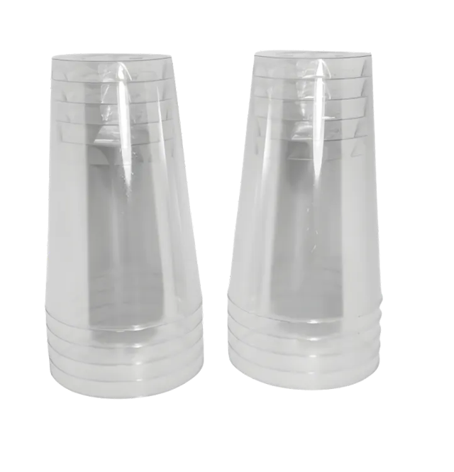 240 Copo Acrlico 200ml Fino Descartvel CRISTAL