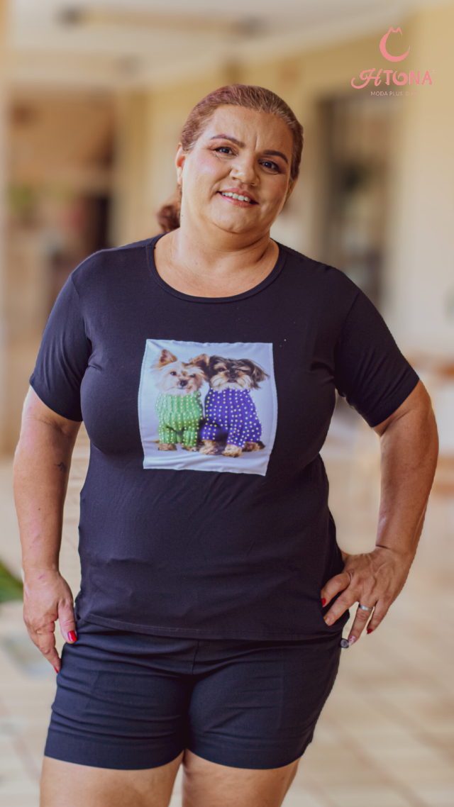   BLUSA  T-SHIRT DOGS 