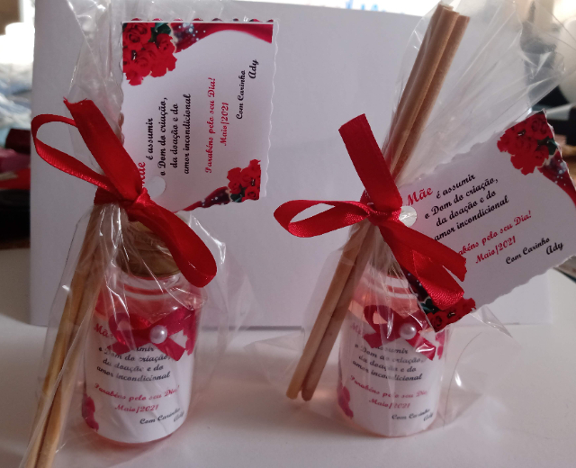 Aromatizador de Ambiente - Difusor varetas - Lembrancinha casamento, aniversario